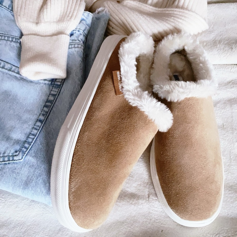 Minnetonka Windy faux fur sneakers